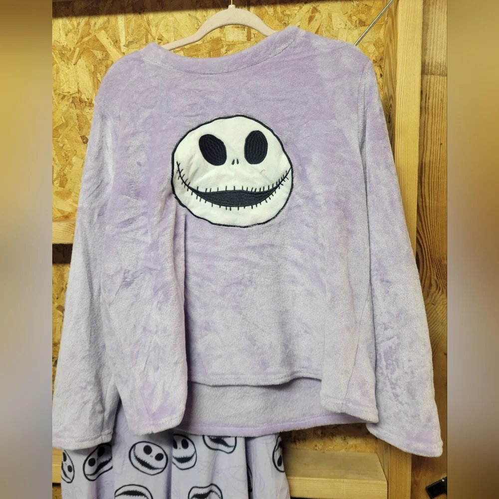 Disney 100 2pc Fleece Nightmare Before Christmas Pajama Set Size 2X - Picture 2 of 9